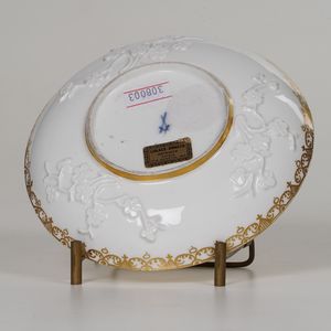 Tazza con piatto <BR>Meissen, 1740 circa<BR>  - Asta Maioliche e Porcellane - Associazione Nazionale - Case d'Asta italiane
