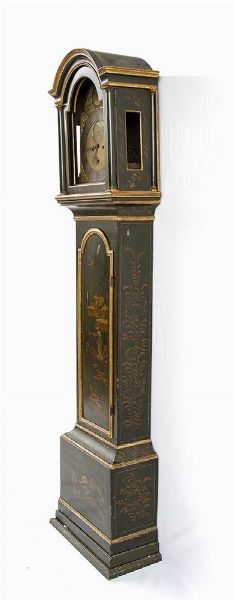 William  Allam : Orologio a torre inglese Giorgio III  - Asta  Arredi Antichi, Oggetti d'Arte, Curiosities con una selezione di tappeti - Associazione Nazionale - Case d'Asta italiane
