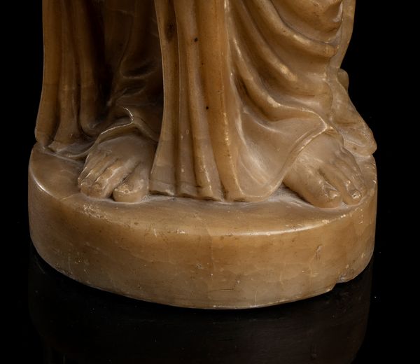 Scultura italiana in alabastro  - Asta  Arredi Antichi, Oggetti d'Arte, Curiosities con una selezione di tappeti - Associazione Nazionale - Case d'Asta italiane