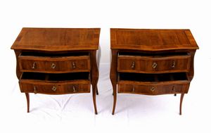 Coppia di comÃ² italiani, Luigi XVI  - Asta  Arredi Antichi, Oggetti d'Arte, Curiosities con una selezione di tappeti - Associazione Nazionale - Case d'Asta italiane