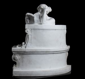 Louis Carier Belleuse (1848-1913) : Scultura in porcellana di Biscuit  - Asta  Arredi Antichi, Oggetti d'Arte, Curiosities con una selezione di tappeti - Associazione Nazionale - Case d'Asta italiane