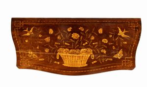ComÃ² olandese intarsiato  - Asta  Arredi Antichi, Oggetti d'Arte, Curiosities con una selezione di tappeti - Associazione Nazionale - Case d'Asta italiane