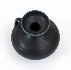 Gunnar Nylund per Rörstrand : Vaso in GrÃ©s  - Asta  Arredi Antichi, Oggetti d'Arte, Curiosities con una selezione di tappeti - Associazione Nazionale - Case d'Asta italiane