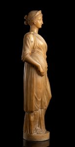 Scultura italiana in alabastro  - Asta  Arredi Antichi, Oggetti d'Arte, Curiosities con una selezione di tappeti - Associazione Nazionale - Case d'Asta italiane