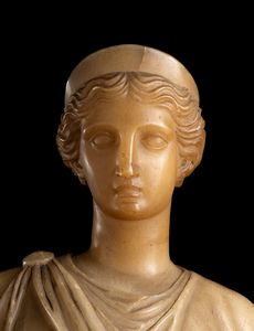 Scultura italiana in alabastro  - Asta  Arredi Antichi, Oggetti d'Arte, Curiosities con una selezione di tappeti - Associazione Nazionale - Case d'Asta italiane