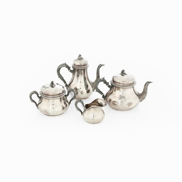 Servizio da tè e caffè. Francia XX secolo  - Asta Argenti e Icone - Associazione Nazionale - Case d'Asta italiane