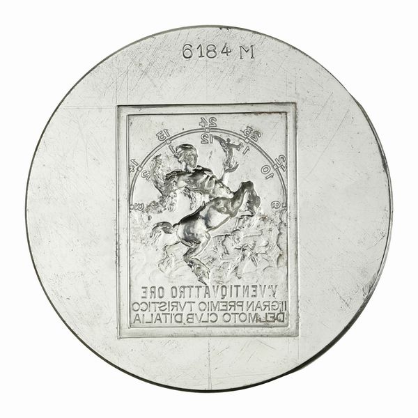 N VÂ° Ventiquattro Ore Ii Gran Premio Del Moto Club D'Italia 86 x 59 mm  - Asta Conii e Punzoni della Storica Fabbrica di Medaglie Lorioli (1919-1950) - Associazione Nazionale - Case d'Asta italiane