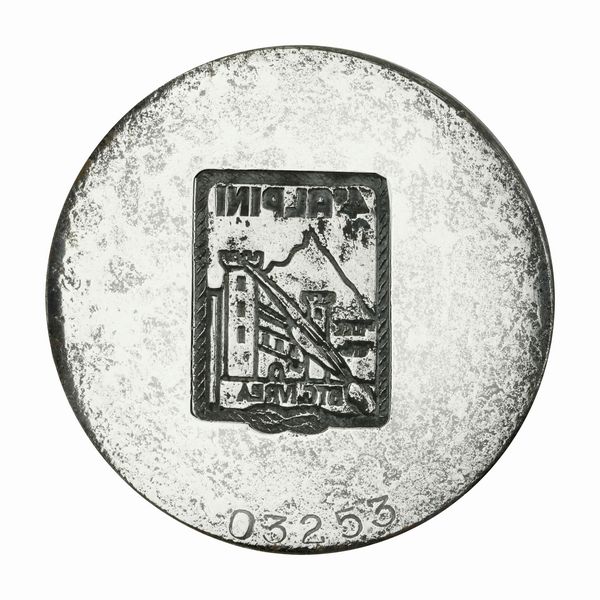 N 4Â° Alpini Tucc Un Btg Ivrea 58 x 43 mm  - Asta Conii e Punzoni della Storica Fabbrica di Medaglie Lorioli (1919-1950) - Associazione Nazionale - Case d'Asta italiane