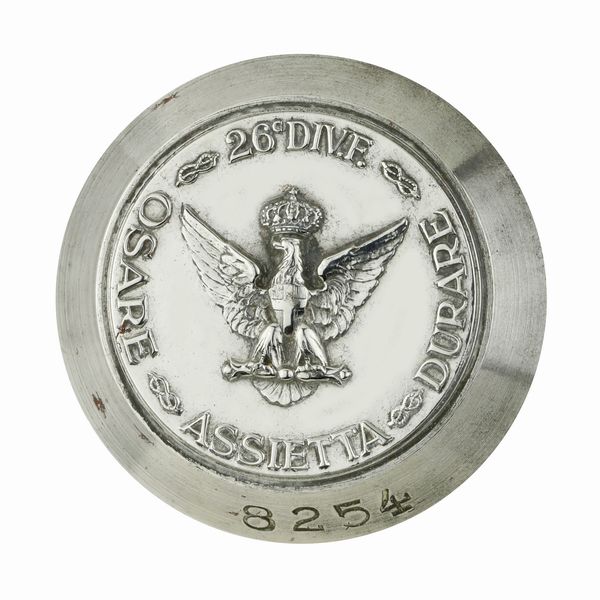 P 26Â° Div F. Assietta Osare-Durare 42 x 39 mm  - Asta Conii e Punzoni della Storica Fabbrica di Medaglie Lorioli (1919-1950) - Associazione Nazionale - Case d'Asta italiane
