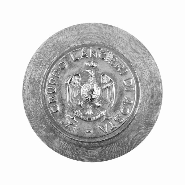 P IXÂ° Gruppo Lancieri Di Aosta 35 x 36 mm  - Asta Conii e Punzoni della Storica Fabbrica di Medaglie Lorioli (1919-1950) - Associazione Nazionale - Case d'Asta italiane