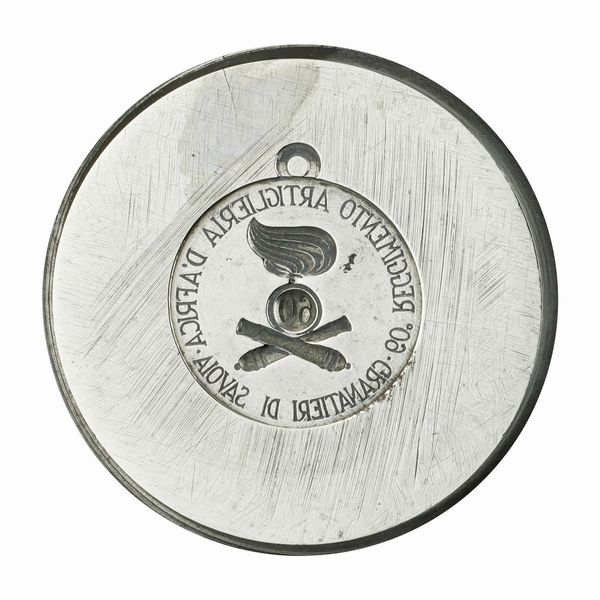 N Granatieri Di Savoia 60Â° Reggimento Artiglieria D'Africa 42 x 38 mm  - Asta Conii e Punzoni della Storica Fabbrica di Medaglie Lorioli (1919-1950) - Associazione Nazionale - Case d'Asta italiane