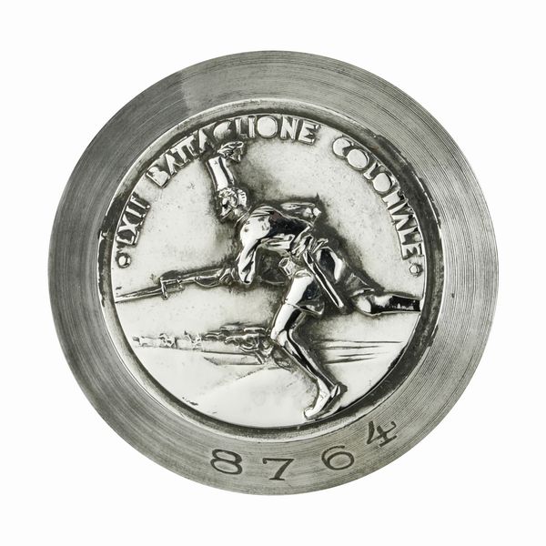 P Lxii Battaglione. Coloniale 36 x 36 mm  - Asta Conii e Punzoni della Storica Fabbrica di Medaglie Lorioli (1919-1950) - Associazione Nazionale - Case d'Asta italiane
