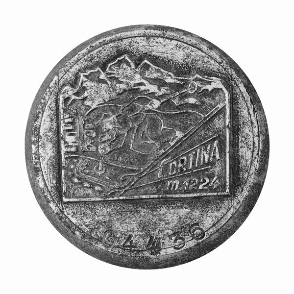 P Cortina M. 1224 47 x 41 mm  - Asta Conii e Punzoni della Storica Fabbrica di Medaglie Lorioli (1919-1950) - Associazione Nazionale - Case d'Asta italiane