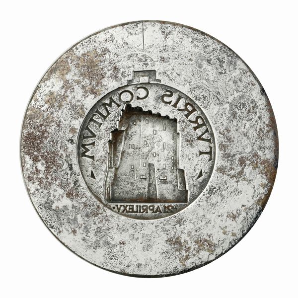 N Turris Comitum 21 Aprile XVÂ° 58 x 47 mm  - Asta Conii e Punzoni della Storica Fabbrica di Medaglie Lorioli (1919-1950) - Associazione Nazionale - Case d'Asta italiane
