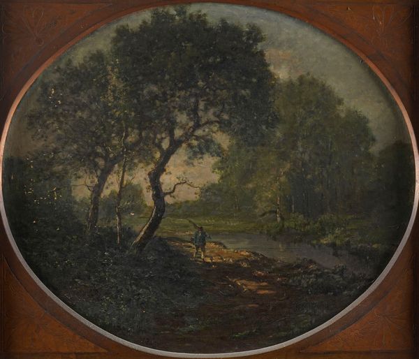 Vittorio Bussolino : Paesaggio con figura  - Asta Dipinti del XIX-XX Secolo - Associazione Nazionale - Case d'Asta italiane