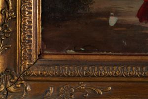 Aurelio Craffonara : Veduta con figure  - Asta Dipinti del XIX-XX Secolo - Associazione Nazionale - Case d'Asta italiane
