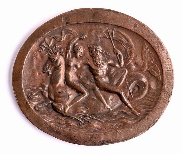 Nettuno e Nereide  - Asta Placchette, Medaglie, Sculture e Ceramiche dal XIV al XIX secolo - Associazione Nazionale - Case d'Asta italiane