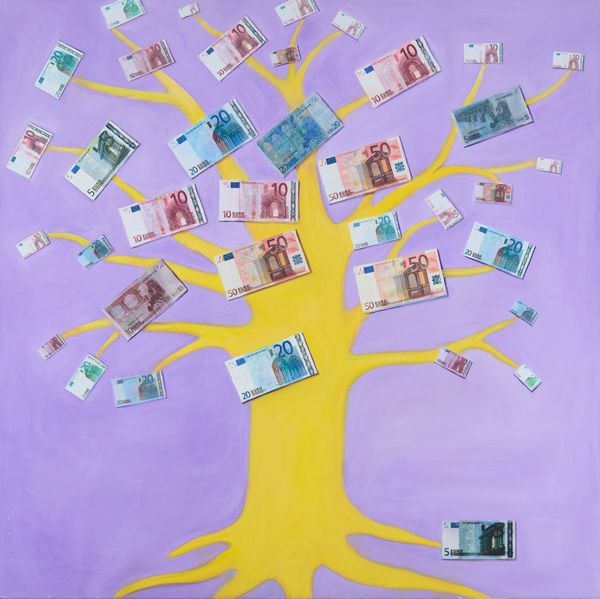 Laura Pacini : L'euro  - Asta Arte Moderna e Contemporanea - Associazione Nazionale - Case d'Asta italiane
