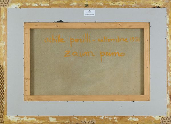 ACHILLE PERILLI : Il primo di una storia - zaum primo  - Asta Arte Moderna e Contemporanea - Associazione Nazionale - Case d'Asta italiane