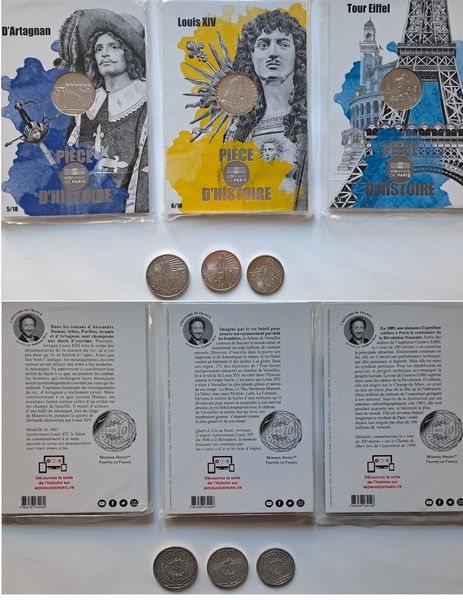 6 monete d’argento Francia 2008-2019.  - Asta Numismatica Light - Associazione Nazionale - Case d'Asta italiane