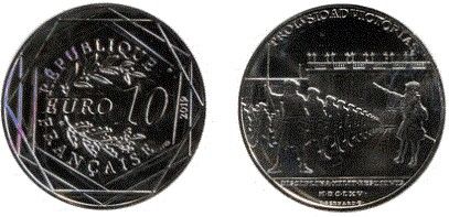 6 monete d’argento Francia 2008-2019.  - Asta Numismatica Light - Associazione Nazionale - Case d'Asta italiane