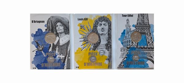 6 monete d’argento Francia 2008-2019.  - Asta Numismatica Light - Associazione Nazionale - Case d'Asta italiane