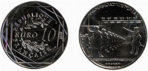 6 monete d’argento Francia 2008-2019.  - Asta Numismatica Light - Associazione Nazionale - Case d'Asta italiane