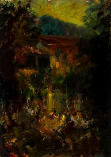 Francesco Bausi : Nel bosco  - Asta Opere da una dimora sul lago di Como e da altre collezioni lombarde - Associazione Nazionale - Case d'Asta italiane