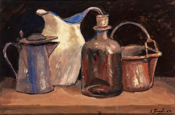 Salvatore Jemolo : Natura morta  - Asta Opere da una dimora sul lago di Como e da altre collezioni lombarde - Associazione Nazionale - Case d'Asta italiane