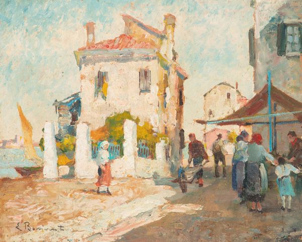 EUGENIO BONIVENTO : Vita a Chioggia  - Asta Opere da una dimora sul lago di Como e da altre collezioni lombarde - Associazione Nazionale - Case d'Asta italiane