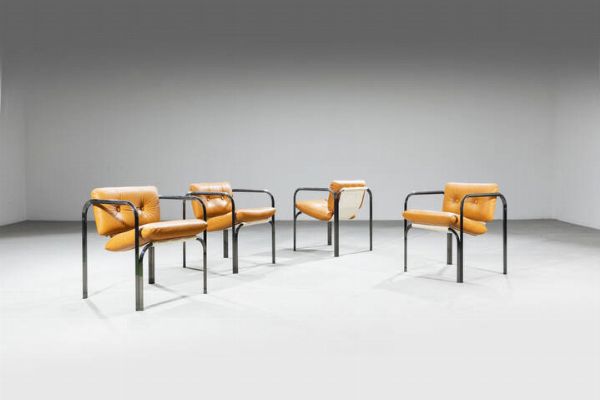 PRODUZIONE ITALIANA : Quattro sedie  - Asta Design - Associazione Nazionale - Case d'Asta italiane