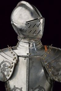 Imponente armatura da torneo  - Asta Rare Armi Antiche e Militaria da tutto il mondo - Associazione Nazionale - Case d'Asta italiane