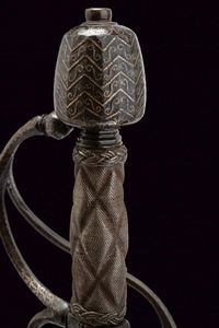 Magnifica spada da cavallo ageminata in argento  - Asta Rare Armi Antiche e Militaria da tutto il mondo - Associazione Nazionale - Case d'Asta italiane