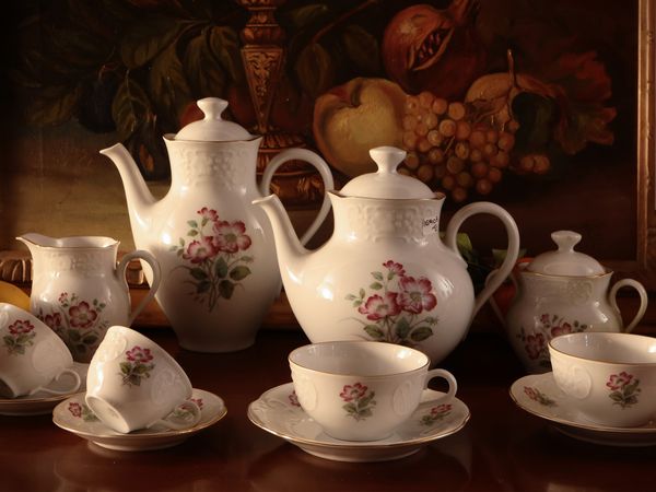 Servizio da caffè in porcellana, Richard Ginori  - Asta Dimore fiorentine - Associazione Nazionale - Case d'Asta italiane