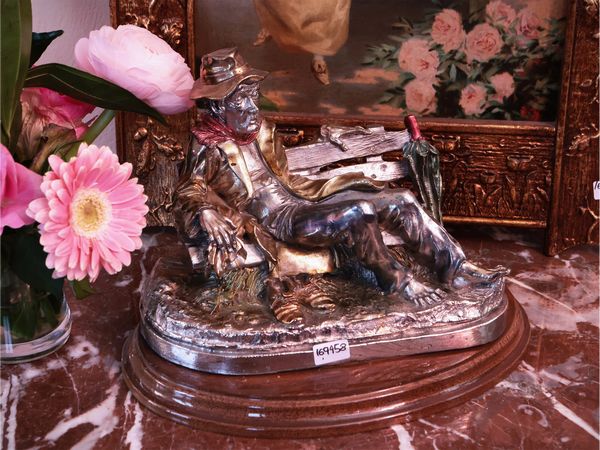 Gruppo rivestito in argento  - Asta Dimore fiorentine - Associazione Nazionale - Case d'Asta italiane