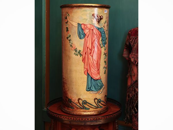 Portaombrelli in ceramica smaltata  - Asta Dimore fiorentine - Associazione Nazionale - Case d'Asta italiane