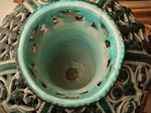 Grande vaso a potiche in terracotta smaltata  - Asta Dimore fiorentine - Associazione Nazionale - Case d'Asta italiane