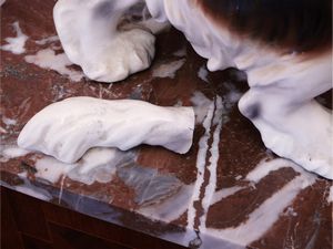 Grande gruppo in ceramica policroma, Goldscheider  - Asta Dimore fiorentine - Associazione Nazionale - Case d'Asta italiane
