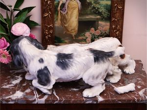 Grande gruppo in ceramica policroma, Goldscheider  - Asta Dimore fiorentine - Associazione Nazionale - Case d'Asta italiane