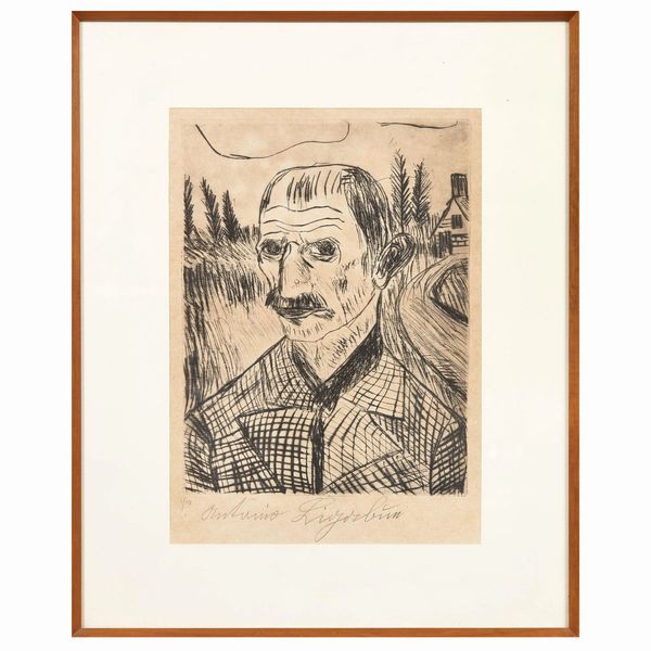 Antonio Ligabue : ANTONIO LIGABUE  - Asta ARTE MODERNA E CONTEMPORANEA E OPERE DALLA RACCOLTA DI ANTONIO PAOLUCCI - Associazione Nazionale - Case d'Asta italiane