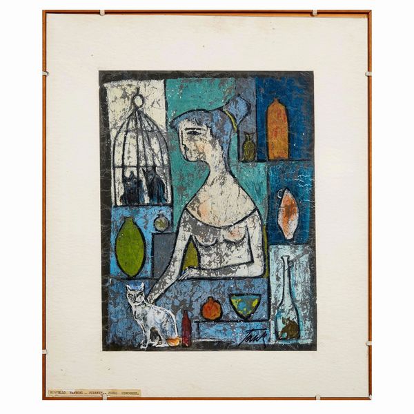 Marcello Fantoni : MARCELLO FANTONI  - Asta ARTE MODERNA E CONTEMPORANEA E OPERE DALLA RACCOLTA DI ANTONIO PAOLUCCI - Associazione Nazionale - Case d'Asta italiane