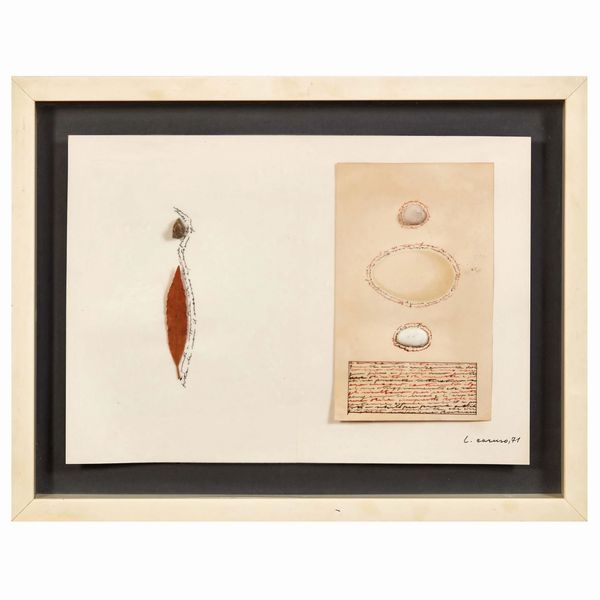 LUCIANO CARUSO : LUCIANO CARUSO  - Asta ARTE MODERNA E CONTEMPORANEA E OPERE DALLA RACCOLTA DI ANTONIO PAOLUCCI - Associazione Nazionale - Case d'Asta italiane