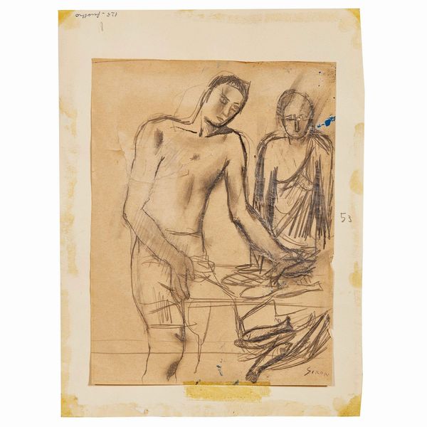Mario Sironi : MARIO SIRONI  - Asta ARTE MODERNA E CONTEMPORANEA E OPERE DALLA RACCOLTA DI ANTONIO PAOLUCCI - Associazione Nazionale - Case d'Asta italiane