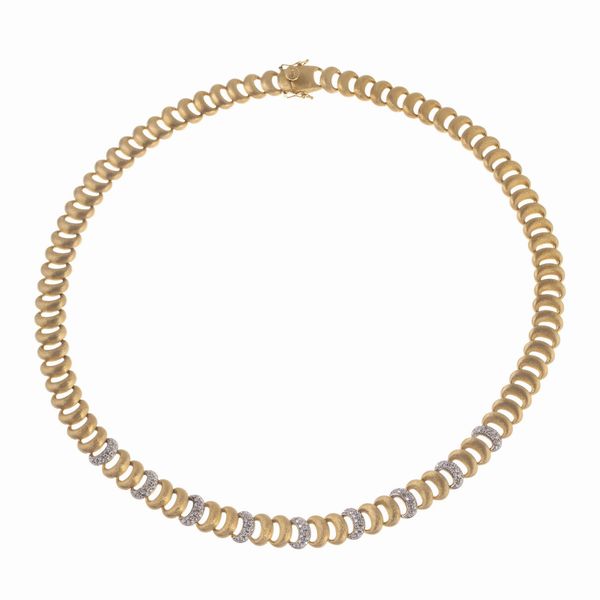 COLLANA MODULARE CON DIAMANTI  - Asta Gioielli  - Associazione Nazionale - Case d'Asta italiane