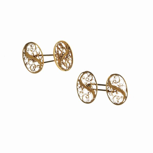 PAIO DI ORECCHINI CON PIETRE SINTETICHE  - Asta Gioielli  - Associazione Nazionale - Case d'Asta italiane