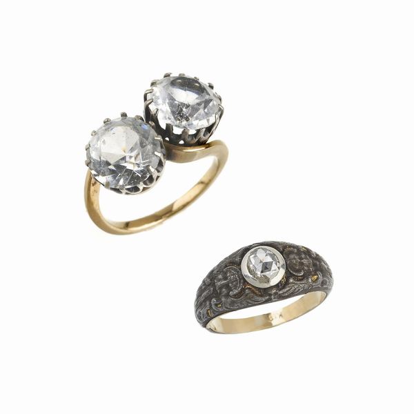 DUE ANELLI  - Asta Gioielli  - Associazione Nazionale - Case d'Asta italiane