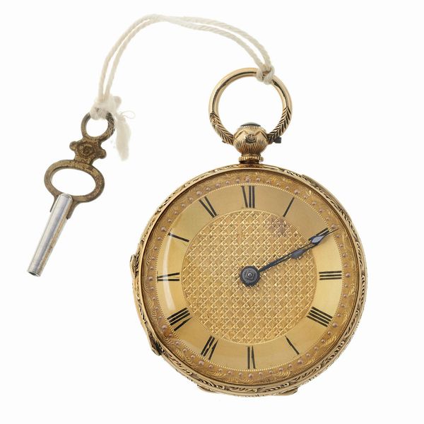 ROJE OROLOGIO DA TASCA IN ORO  - Asta OROLOGI - Associazione Nazionale - Case d'Asta italiane