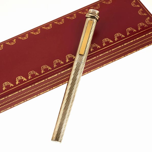 CARTIER : CARTIER TRINITY PENNA A SFERA  - Asta OROLOGI - Associazione Nazionale - Case d'Asta italiane