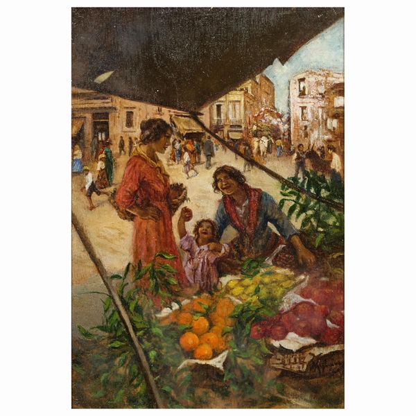 Vincenzo Migliaro : Vincenzo Migliaro  - Asta ARCADE | DIPINTI DEL XIX E XX SECOLO E OPERE DALLA RACCOLTA DI ANTONIO PAOLUCCI - Associazione Nazionale - Case d'Asta italiane