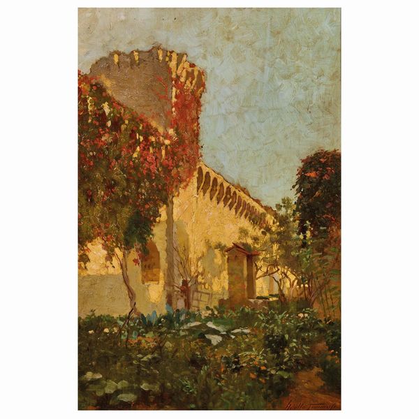 Adolfo Tommasi : Adolfo Tommasi  - Asta ARCADE | DIPINTI DEL XIX E XX SECOLO E OPERE DALLA RACCOLTA DI ANTONIO PAOLUCCI - Associazione Nazionale - Case d'Asta italiane